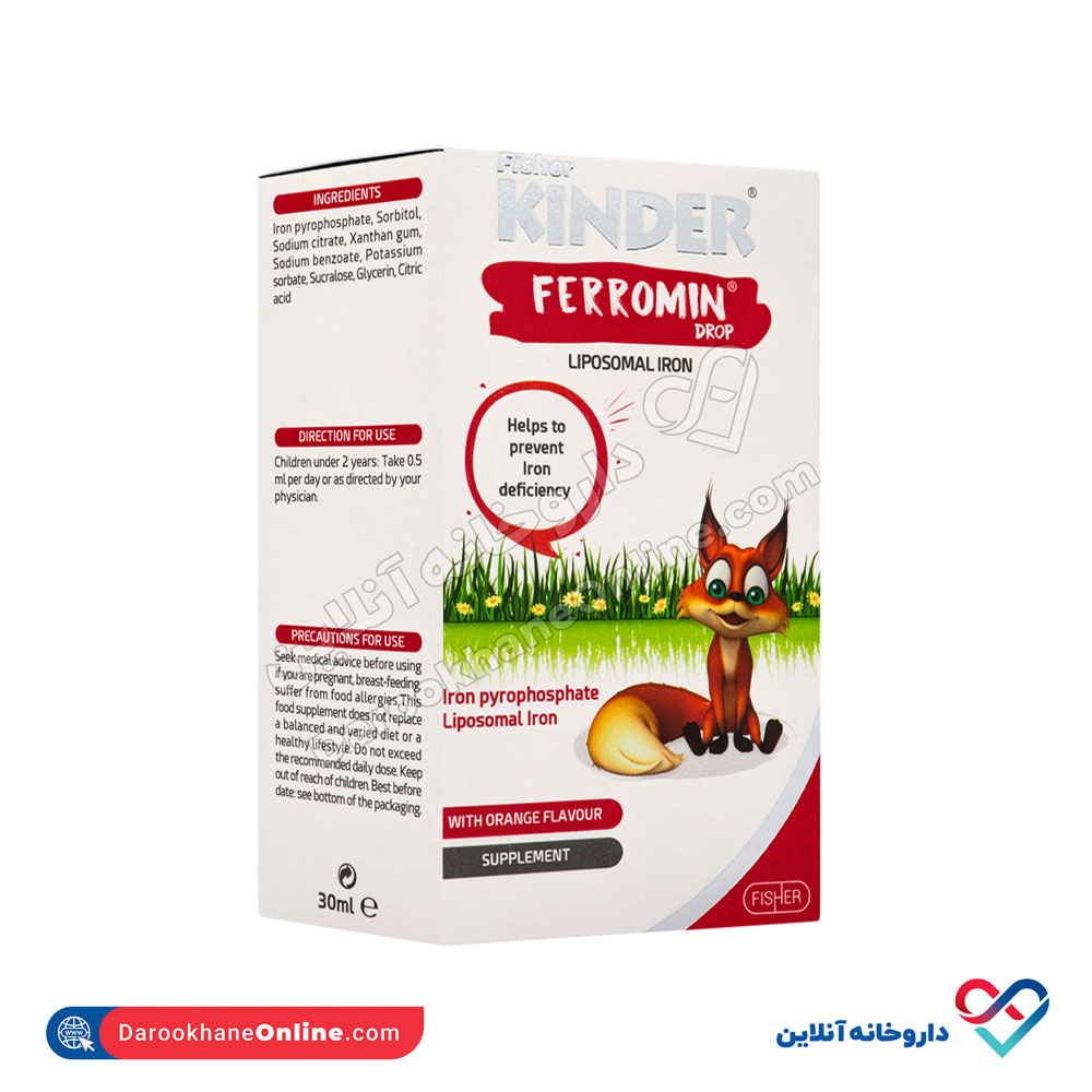 fisher-kinder-ferromin-drop-2.jpg قطره فرومین فیشر کیندر 30 میل - Image 3